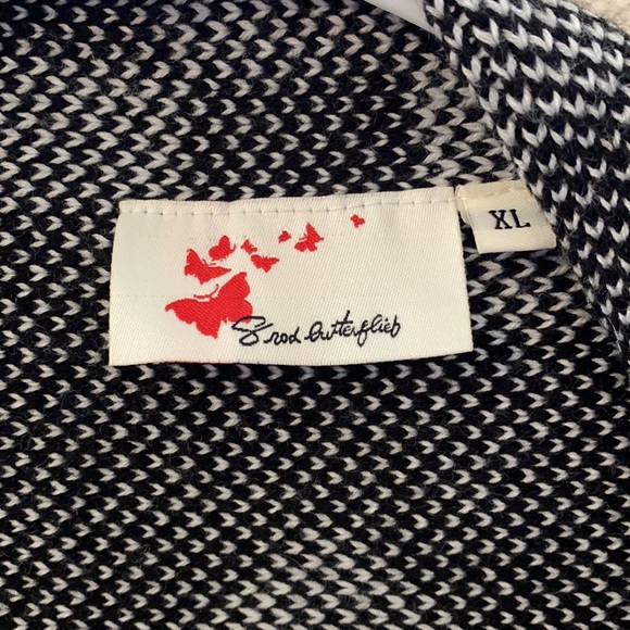 Knit Cardigan Geometric design - Picture 5 of 7